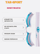 Окуляри для плавання YAR-SPORT HONEY M042718 (полікарбонат, силикон, блакитно-білий) - зображення 2
