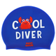 Шапочка для плавання дитяча YAR-SPORT Junior COOL DIVER M057310 (силікон, синій) - изображение 4