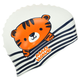 Шапочка для плавання дитяча YAR-SPORT Junior TIGER M057315 (силікон, білий) - изображение 5