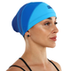 Шапочка для плавання на довге волосся YAR-SPORT LONG HAIRS JUNIOR M052102 (нейлон, лайкра, синій) - изображение 9