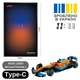 Арт Держатель на Стену Рамка 80x50 см. для Фирменного Конструктора Technic McLaren Formula 1 F1 (42141) / Гоночный автомобиль / Type-C - изображение 3