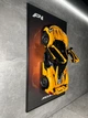 Арт Держатель Рамка на Стену 80x50 см. для Фирменного Конструктора Technic McLaren P1 (42172) Макларен П1 - Type-A - изображение 10