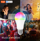 Розумна лампочка E27 LED Smart Bulb RGB Bluetooth різнокольорова смарт лампа 9 Вт з керуванням у додатку Tuya - зображення 5