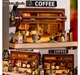 Конструктор румбокс кав'ярня дерев'яний ляльковий будиночок Coffee Time, міні набір DIY Dollhouse roombox, рум бокс - изображение 4