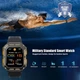Смарт-годинник для чоловіків ZONEY C20PRO військовий, 1.83” HD екран, водонепронекний IP68, з одним ремінцем - зображення 3
