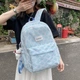 Рюкзак подростковый Lesko 5108 Blue для ноутбука 14" водонепроницаемый 2 отделения 20-35 л - изображение 2