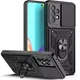 Чехол Fiji Camera Defence для Samsung Galaxy A52 (A525) бампер с защитой камеры и подставкой Black - изображение 1