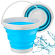Відро силіконове складне на 10 л, Collapsible Bucket (L) - зображення 1