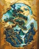 Картина по номерам Необычное дерево с красками металлик 40*50 см Оригами LW 3406 - изображение 1