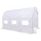 Теплиця садова, парник Польща 2x4x2 м біла 8м2 - зображення 3