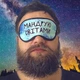 Маска для сна с принтом, дорожная повязка для глаз, бархат Мандрую світами 18,5×8,5 см - изображение 2