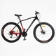 Велосипед Спортивный 29 дюймов Corso X-POWER PW-198 оборудование Shimano алюминиевая рама 21 дюймов 24 скорость. Black and Red (165656) - изображение 1