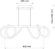 Люстра Goldlux 329080 Emma LED-модуль 1x38W IP20 - изображение 7