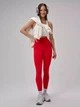 Женские лосины Push Up для тренировок гладкие однотонные пуш ап эффект XL Красный (L7013241) - изображение 4