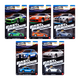 Набір Тематична Машинка Hot Wheels Mitsubishi 1995 Mitsubishi Eclipse Brian O'Conner Fast & Furious 1:64 JBY29 Green + Toyota Supra Brian O'Conner Orange + Nissan Skyline GT-R (BNR34) Brian O'Conner Silver + 1970 Ford Escort RS1600 Brian O'Conner Blue + - зображення 1