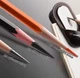 Точилка - наждачка для карандашей с креплением на мольберт 2в1 Tenwin MS5860 заточка - зажим с резервауром для грифельной пыли, черная (102258798) - изображение 3