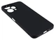 Чохол Silicone Case для Xiaomi Redmi 12 бампер із мікрофіброю чорний - зображення 3