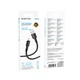 Міцний дата кабель Borofone BX116 Certain USB to MicroUSB 2.4A (1m) Black - зображення 4