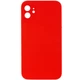 Чохол Silicone Case Square Full Camera Protective (AA) NOLOGO для Apple iPhone 11 (6.1") Червоний / Red - изображение 1
