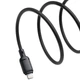 Дата кабель Baseus Silky Series OS Fast Charging USB to Lightning 2.4A (2m) (P1037770) Cluster Black - зображення 2