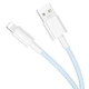 Дата кабель Borofone BX117 Source USB to Lightning 2.4A (1m) Blue - зображення 2