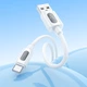 Дата кабель Borofone BX114 Structure USB to Type-C 3A (1m) White - зображення 4