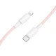 Міцний дата кабель Borofone BX117 Source Type-C to Lightning 27W (1m) Pink - зображення 4