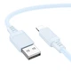 Дата кабель Borofone BX115 Lotto USB to Lightning 2.4A (1m) Blue - зображення 3