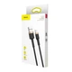 Кабель Baseus Cafule Cable Lightning – USB 1.0 м 2 A Black-Gold (CALKLF-BV1) - изображение 8
