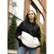 Жіноча сумка Sambag HOBO Bag-glove біла - зображення 2
