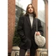 Жіноча сумка Sambag HOBO Bag-glove тканева молочна - изображение 7