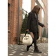 Жіноча сумка Sambag HOBO Bag-glove тканева молочна - изображение 8