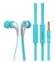 Дротові вакуумні навушники YISON CX330, 3.5mm, 1.2m, blue - зображення 2