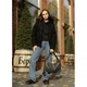 Жіноча сумка Sambag HOBO Bag-glove графітова - зображення 9