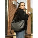 Жіноча сумка Sambag HOBO Bag-glove графітова - зображення 10