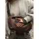 Велика жіноча поясна сумка бананка Sambag DynamicDart коричнева - зображення 4