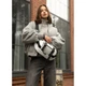 Велика жіноча поясна сумка бананка Sambag DynamicDart біла - изображение 7