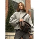 Велика жіноча поясна сумка бананка Sambag DynamicDart коричнева - зображення 12