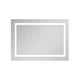Зеркало в ванную LIDZ Kubis 60x80см c подсветкой сенсорное включение антизапотевание прямоугольное LD78LF9047400 - изображение 3