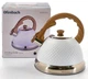 Чайник Ofenbach Whistling Kettle White 2.7л нержавеющая сталь со свистком, белый (NB-100305WH) - изображение 7
