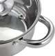 Кастрюля Ofenbach Casserole из нержавеющей стали 1100мл со стеклянной крышкой (NB-100510) - изображение 3