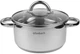 Каструля індукційна Ofenbach Casserole із нержавіючої сталі 4л зі скляною кришкою - изображение 1