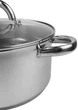 Каструля індукційна Ofenbach Casserole із нержавіючої сталі 4л зі скляною кришкою - изображение 4