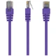 Патч-корд 0.5м, UTP, cat.5e, CCA, violet Cablexpert (PP12-0.5M/V) - зображення 1