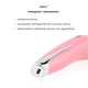 Мікрострумовий RF Lifting Масажер для обличчя Skin Lifting 7.0 Pink - EMS, LED - зображення 4