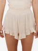 Пижама (майка + шорты) женская из вискозы Trendyol THMSS24PT00195 38 Розовая (8683049664123) - изображение 6
