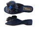 Комнатные тапочки Inblu IM35-3 c пушком на танкетке синие 38 - изображение 4