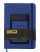 Блокнот деловой Buromax Comfort А5 96 листов в точку обложка из искусственной кожи синий (BM.295309-02) - изображение 1