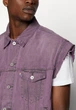 Джинсовий жилет Levi's Liberation Trucker Фіолетовий L A5335-0000 - изображение 4
