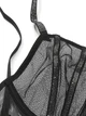 Бюстгальтер Victoria's Secret деми Sheer Shine Very Sexy 34D Чорний (26970620) - изображение 4